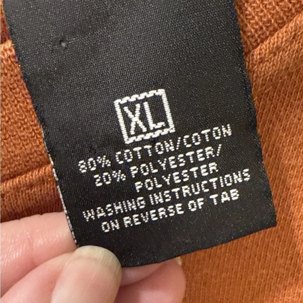 VTG Rare! Pelle  pelle oversized Orange Graphic Hoodie  Size XL See Description*